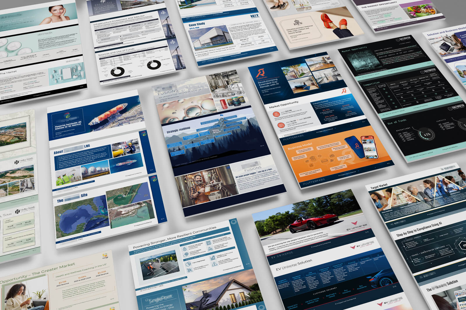 Investor and sales materials produced by Pitch Deck Writer LLC